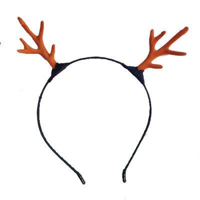 China Cute New Year Natal Navidad 2019 Cosplay Woman Hair Elk Antlers Girls Women Reindeer Horns Christmas Promotional Headband Gift for sale