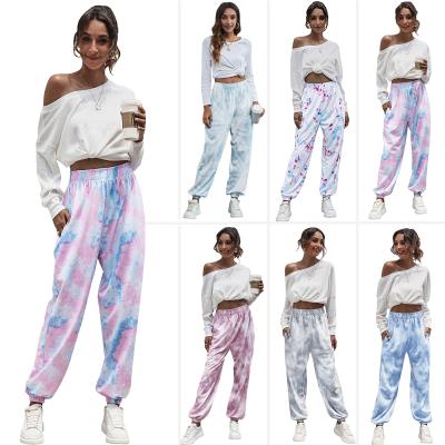 China Wholesale QUICK DRY Plazzo Cotton Harem Pants Women Cargo Streetwear Dyed And Plain Pants Loose Jogger Pants Women 2021 Sweatpants for sale