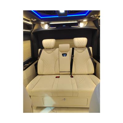 China Maybach Sleep Headrest Js-3 Leg Rest Electric Orthopedic Luxury Car Four Seat With Documents Storage Bag for sale