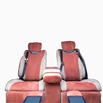 China Front Headrest VIP Heating Luxury Electric Swivel Leather Seat For Tuning RV MPV VAN Limousine Sprinter Campervan Vito v250 Hiace Vario Viano for sale