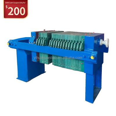 China Hotels automatic plate and frame filter press sludge removal and dewatering equipment price is low for sale