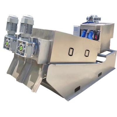 China Automatic Innovated Screw Press Dewater Sludge Dewatering Technologies For Wastewater Treatment Press Screw Sludge Dewatering Machine for sale