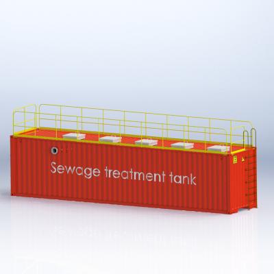 China Durable Hotels Using Low Price Household Medical Sewage Treatment Equipment Septic Tank for sale