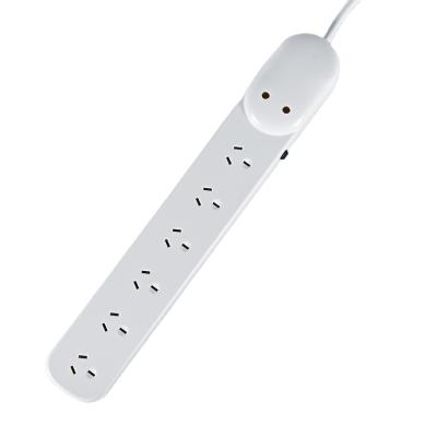 China SAA AUS 6 Way Residential / General Purpose Outlets Increase Protection Master and Slave Control Power Strip en venta