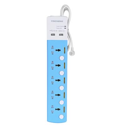 China 2021 latest extension board usb outlet socket overload protection residential/general purpose tomacorrientes for sale