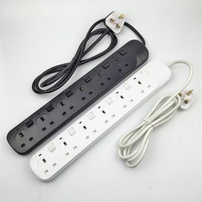 China Residential / General Purpose 2 3 4 5 6 BS Socket Power Strip for sale