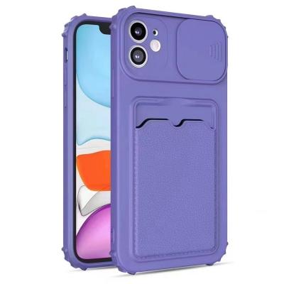 China Good Quality Shockproof Kpop Selfie Phone Case With Card Holder For Iphone 11 12 13 pro XR Max X/XS XS Max for sale