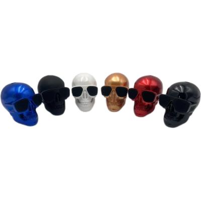 China Ghost Head Skull Design Bluetooth Speakers Heavy Bass USB Private Model 500mAh Battery for sale