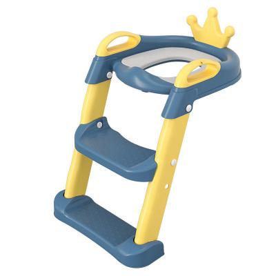 China Pad anti-deslizante y taburete de paso incluido 2 en 1 baño de entrenamiento del vaginillo para niños Animal patrón asiento del vaginillo en venta