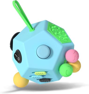 China Other Classic Toys 12-Side Fidget Cube for Stress and Anxiety Relief for sale