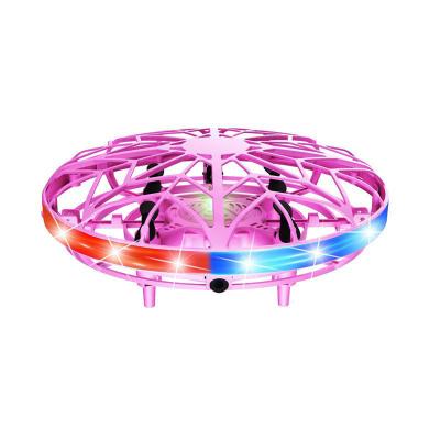 China PVC Colorful UFO Gesture Intelligent Sensing Aircraft Spinning Gyroscope Children's Magical Flying Ball for sale