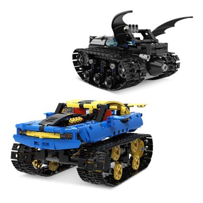 China Remote Control Bat Racing Car Children's Assembly and Programming Fun with Lego Blocks for sale