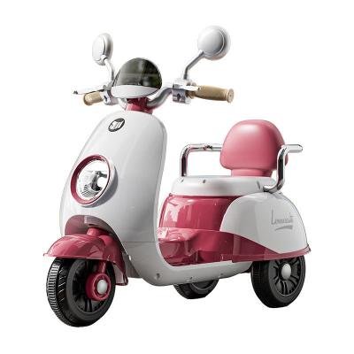 China Plastic Children's Electric Motorcycles Charging Two Person Tricycles for Boys and Girls for sale