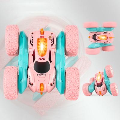 China High Speed 4WD Electric RC Car 2.4GHz Stunt Race Double Sided 360 Rotation Off Road Toy for sale