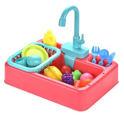 China Electric Dishwasher Playing Toy Kitchen Toys Set for Boys Girls Age Range 2 to 4 Years for sale