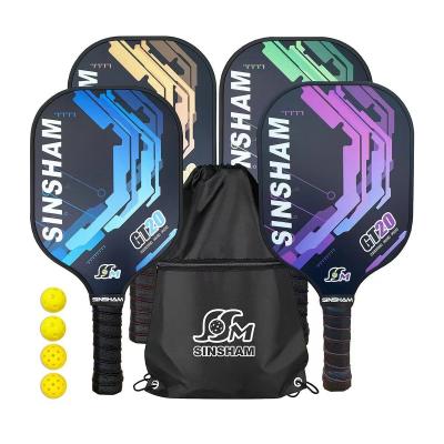 China Enhance Your Pickleball Skills with 4 Fiberglass Graphite Rackets Balls and Bag Set for sale