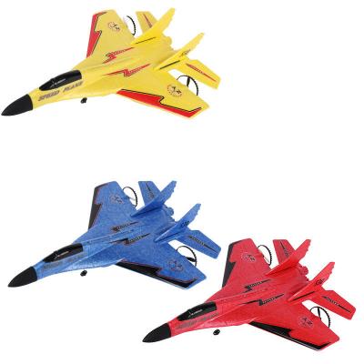 China Indoor-Outdoor Play Electric Remote Control Fighter Foam Hand Throw Glider with Light for sale