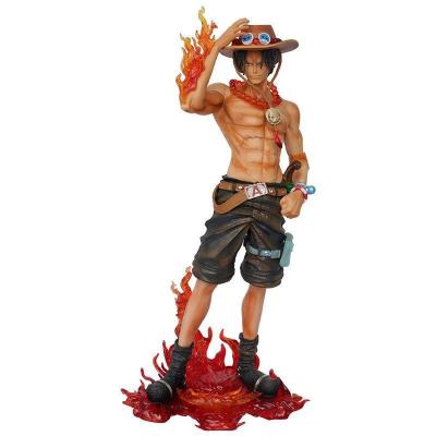 China 12 y Pirate King Series Handmade BT Standing Flame Ace Statue Model Decoration Anime Doll Gifts for sale