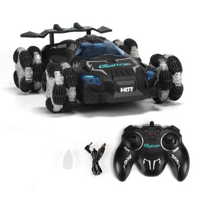 China Other RC Drift Racing Stunt Spray Remote Control Car Simulation Model Car Children's Off-Road Electric Toy Car for sale