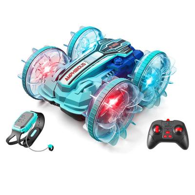 China 14 Years up Colorful Lighting Double-sided Stunt Remote Control Car with Dual Control for sale