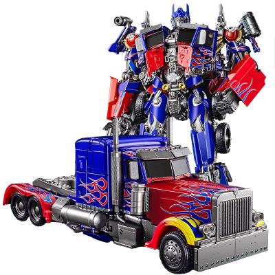 China PVC Transform Robot Car Toys Construction Vehicle Movie Model Oversize Deformation Alloy for sale