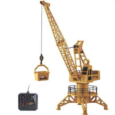 China Remote Control Crane Tower Crane Electric Wire Control Engineering Vehicle Model for sale