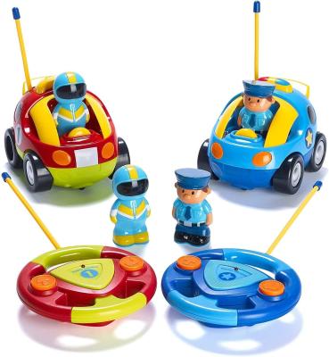 China Cartoon Remote Control Police Car and Race Car Toys for Kids 18 Months Other Features for sale