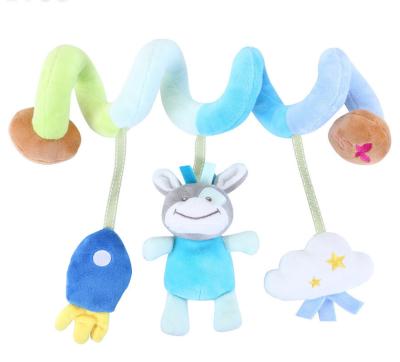 China Plush Bb Pendant Car Toy Newborn Wind Chime Bed Hanging Toys for Baby Crib Stroller for sale