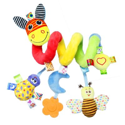 China 0-24 Months Baby Spiral Plush Toy Stretchy Activity Toy for Stroller and Crib Mobile for sale