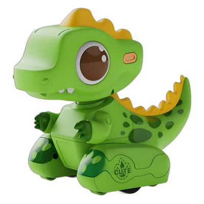 China Remote Control Dinosaur Robot Recording Repeating Music Lighting Puzzle Electric Toy Gift for sale