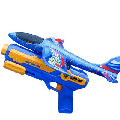 China BOYS' Outdoor Sports Fun Foam Catapult Aircraft Gun for Children's Flying Glider Toy for sale