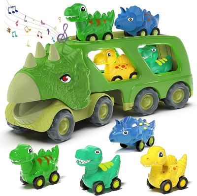 China 18M Kinder Kleinkinder Reibungskraft Dino Auto Spielzeug perfekt Weihnachtsgeschenk Geburtstagsüberraschung zu verkaufen