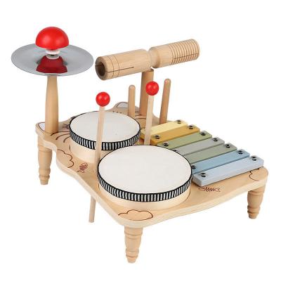 China Wooden Hand Clapping Drum Puzzle Toy for Children's Music Education and Development for sale