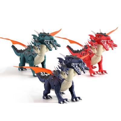 China PVC Electric Dinosaur Toy for Children Age Range 0 to 24 Months Sound and Light Effects for sale