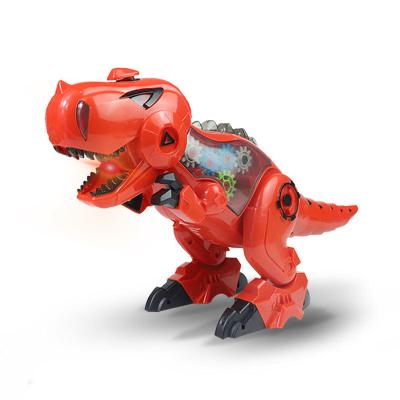 China MODEL TOY Children's Electric Spray Roller Dinosaur with Walking and Tail Swinging for sale