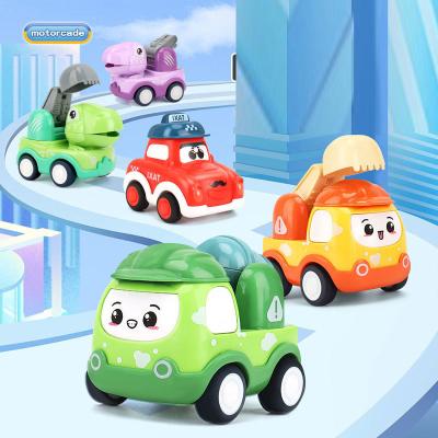 China 1 32 Scale Mini Q Cute Rescue Alliance Team Cartoon Inertia Power Car Dinosaurus Auto Speelgoed Te koop