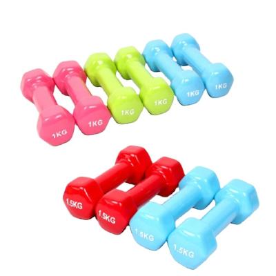 China Wholesale Neoprene Dumbbell Muscle Sports Personal Trainer Cast Iron Neoprene Gym Dumbbell 5kg for sale