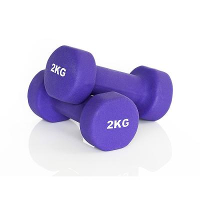 China Wholesale Neoprene Dumbbell Set Free Custom Weightlifting Gym Non Slip Weight Neoprene Home Dumbbell Set for sale