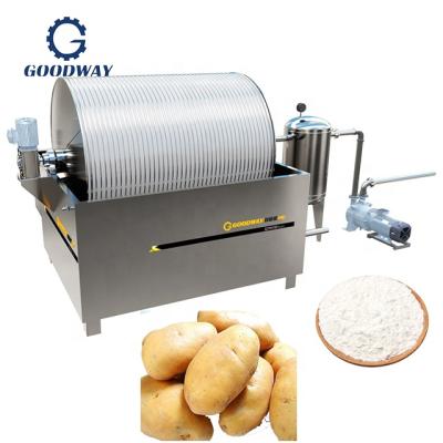 China Flour Mill Automatic Tapioca Starch Machine Dewatering Cassava Starch Rotary Vacuum Filter for sale