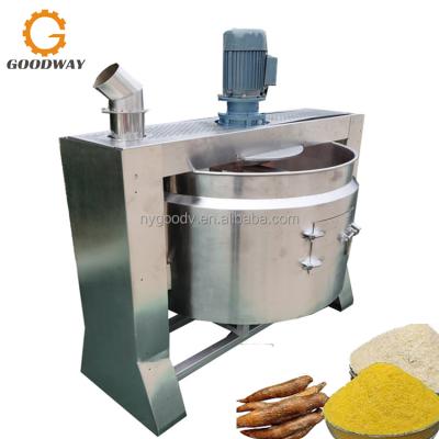 China Gari Processing Machine Vegetable Processing Plant Cassava Gari Fryer Processing Machinery for sale