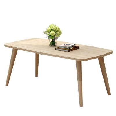 China Nordic simple solid wood table leg coffee table living room furniture for sale