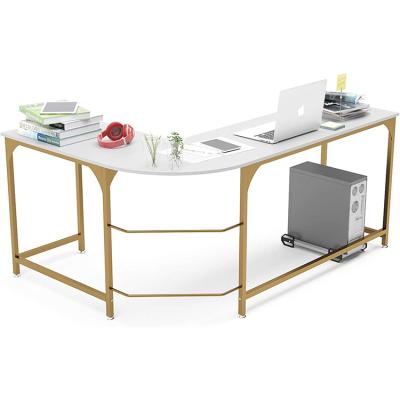 China Modern Hot Selling Computer Desk Fashion Design PC Computer Table L Shaped Desk for sale