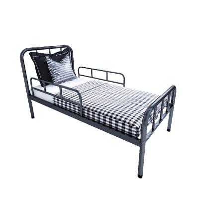 China Modern Metal Bed Single Bed Stainless Steel Child Sleep Durable Foldable Beds for sale