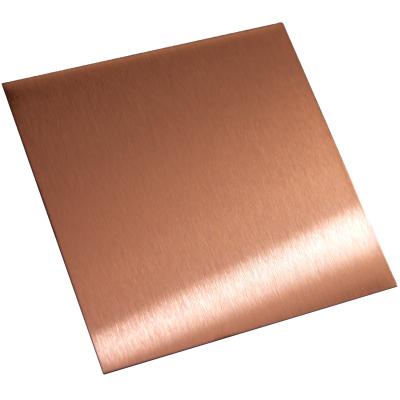 China Workmanship quality assurance 304 NO.4 Rose Gold color stainless steel decoration and sheet for elevator and external decoration for sale