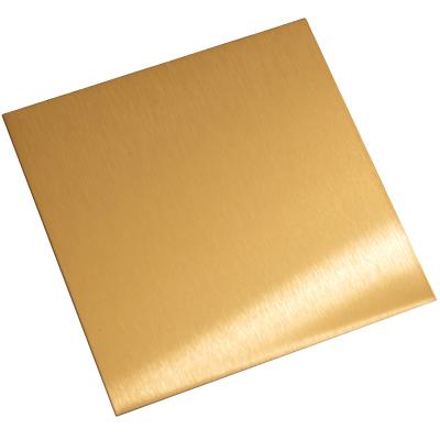 China Workmanship quality assurance 304 gold NO.4 color stainless steel decoration and sheet for elevator and external decoration for sale