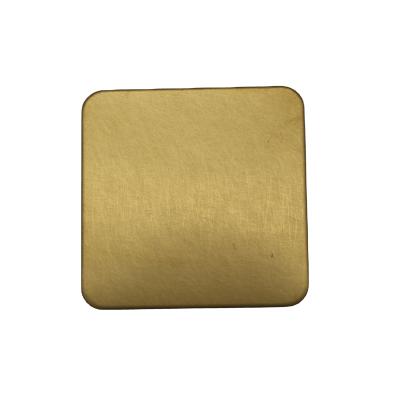 China Workmanship quality assurance vibration gold color 304 stainless steel decoration and sheet for elevator and external decoration for sale