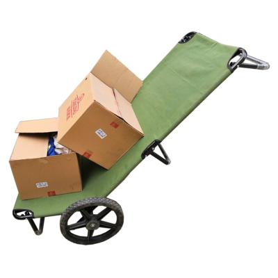 China Modern 4 in 1 Bed Multifunctional Folding Cart Can Rest to Lie and Move Things for Picnic Rest Hand Tourist Fishing Cart for sale