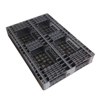 China Heavy Duty Large Euro Load Warehouse Single Faced Plastic Pallet for sale