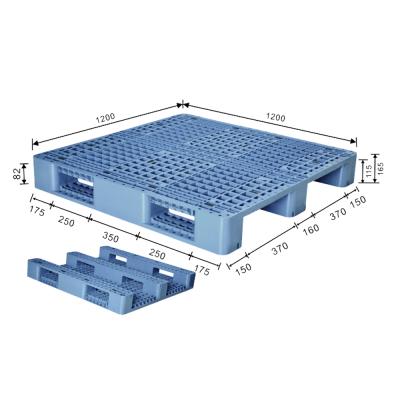 China Best Single Sided Selling Industrial Used Large Plastic Loading Pallets for sale