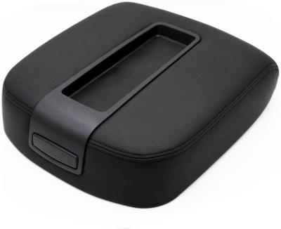China Black Specially Authorized IP Center Console Lid Armrest Cover For 2007-2014 Chevy Avalanche Silverado Tahoe GMC Yukon XL Sierra 15217111 for sale